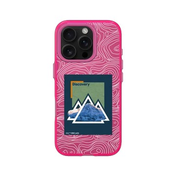 iPhone 16 Pro JellyTint 粉漾桃 - Discovery - 山的紋路