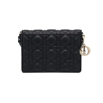 DIOR LADY DIOR 籐格紋多用包肩背包腰包