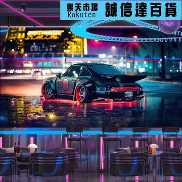 壁紙 壁貼 賽博朋克壁紙小酒館酒吧裝飾壁布汽車改色美容店科幻網咖網咖壁紙