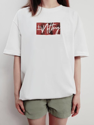 原創 #Nothing系列 Oversize落肩T-shirt