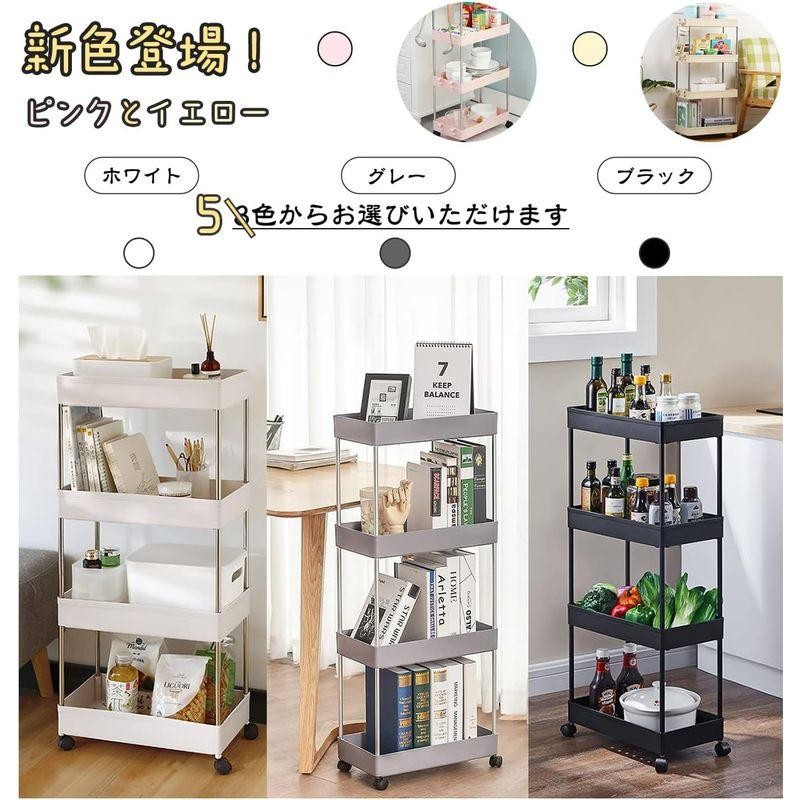 ぼん家具 キッチンワゴン 収納ワゴン キッチンラック キッチン収納