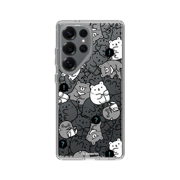 Galaxy S25 Ultra Clear 透明 - 白白日記 Darylhochi - 眾裏尋他 (黑白)