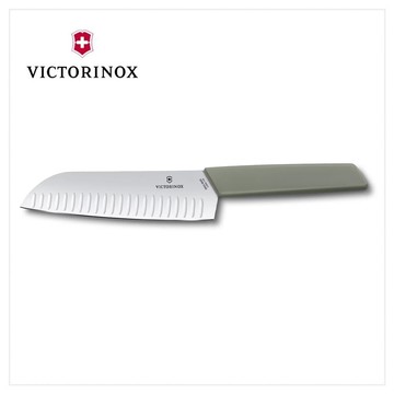 VICTORINOX 瑞士維氏 Swiss Modern 三德刀/莫蘭迪綠 6.9056.17K6B