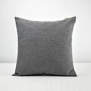 【協貿】時尚簡約百搭純色深灰沙發方形抱枕含芯