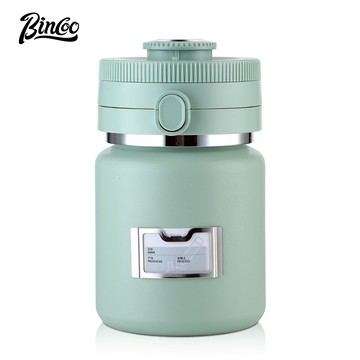 BINCOO 咖啡豆密封罐 抽真空咖啡粉儲存罐 食品級濕度監測日期記錄儲物罐 1000ML