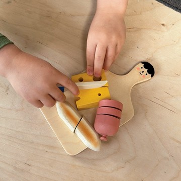 【美國 Mentari】美味輕食切切樂(木製玩具/角色扮演/扮家家酒)