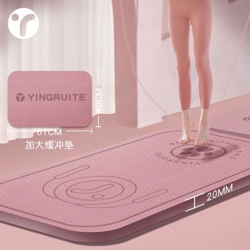 防震墊 跳繩墊子 減震隔音家用室內加厚健身墊 運動毯專業防滑瑜伽 靜音地墊