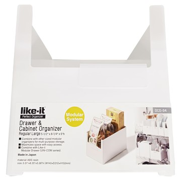 like-it 抽屜收納盒 M  白色  1個