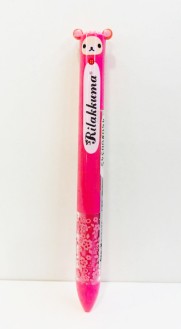 【震撼精品百貨】Rilakkuma San-X 拉拉熊懶懶熊~多C筆/多色筆-2C筆-粉花妹妹