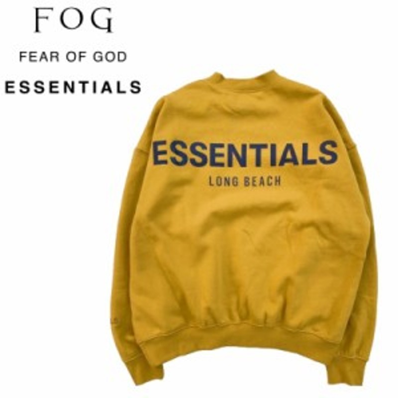 FOG ESSENTIALS エッセンシャルズ LONG BEACH LOGO CREW SWEAT