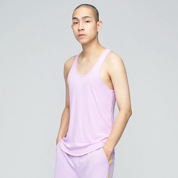 ULTRACOOL-涼感抗菌坦克背心(男)-翻糖紫