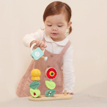 花園堆疊趣【幼兒疊疊樂積木玩具 適合10個月以上】