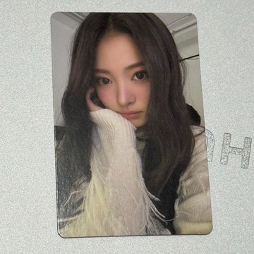 ⭐韓國代購正版⭐正品meovv喵羽毛安娜藍版專卡anna白衣奈最新女團小卡便宜必入熱賣