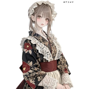 【9 月新作】07-144-0156 人物貼紙 幻想復古浪漫喫茶