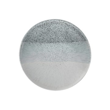 【Denby】灰色藝匠漸層圓盤-25.5cm 盤子 餐具 餐盤 蛋糕盤 烤盤 可進微波爐