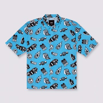 Artist Collection - SPACE MOLLY 藍色短袖襯衫