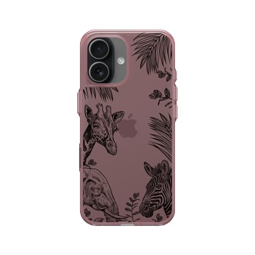 iPhone 17 Clear (相機按鈕) 晶醺玫 - MYMY REVERZ TATTOO - 叢林