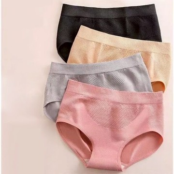 ZUCA”S - 超好品質棉質風巢設計提臀透氣內褲 中腰無痕底褲 女生內褲好穿 - Y-28