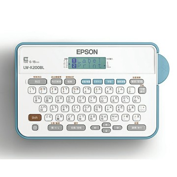 EPSON 海洋風輕巧經典款標籤機 / 台 LW-K200BL｜領券最高折$220