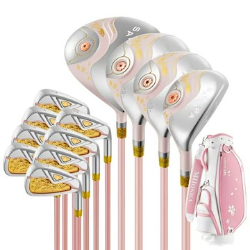 23新款MHONMA高爾夫球桿女士套桿SAKURA櫻花限量版golf高容錯桿