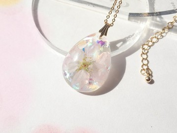 Keio Sakura 極光吊墜項鍊