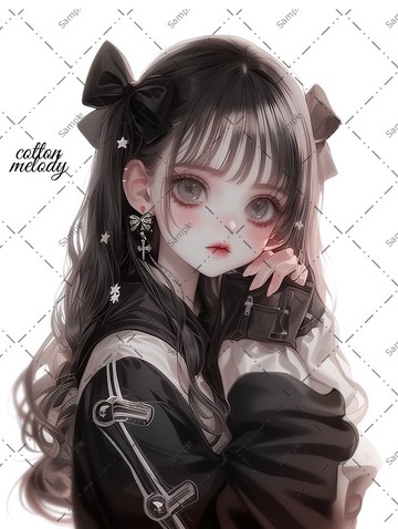 原創貼紙 no.780 人物貼紙 原創貼紙 女孩貼紙 原創人物貼紙