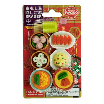 造型橡皮擦/中華小吃 IWAKO:ER-BRI014