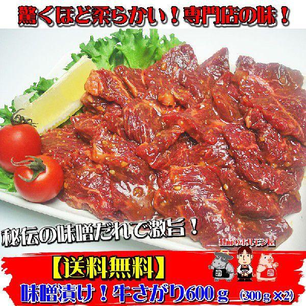 専門店の味 秘伝の噌漬け牛さがり300ｇ×2袋 送料無料 お歳暮 焼肉 バーベキュー セット