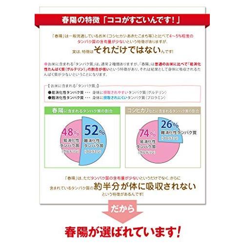 白米富山県産「低たんぱく米」「低グルテリン米」春陽（令和３年産）5kg