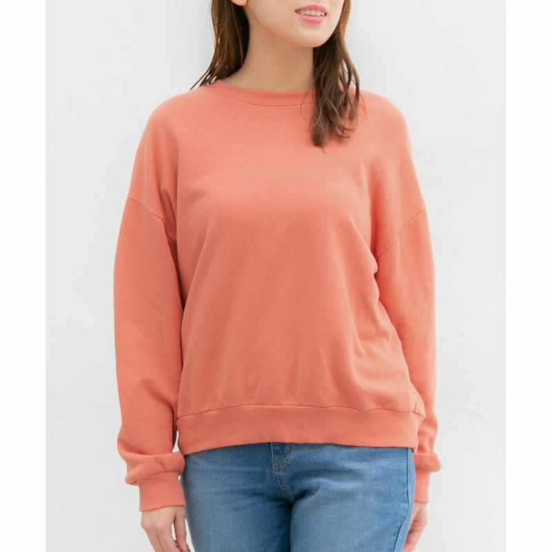 Honeys/ハニーズ）スウェットゆるトップス/レディース オレンジ LINEショッピング