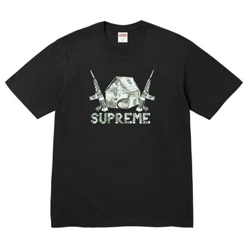 AirRoom 正品現貨 2026SS Supreme Origami Tee 戰爭就是要錢 鈔票 槍 軍營 短T