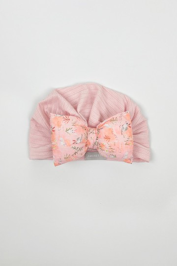 蝴蝶結寶寶印度帽-兔狸