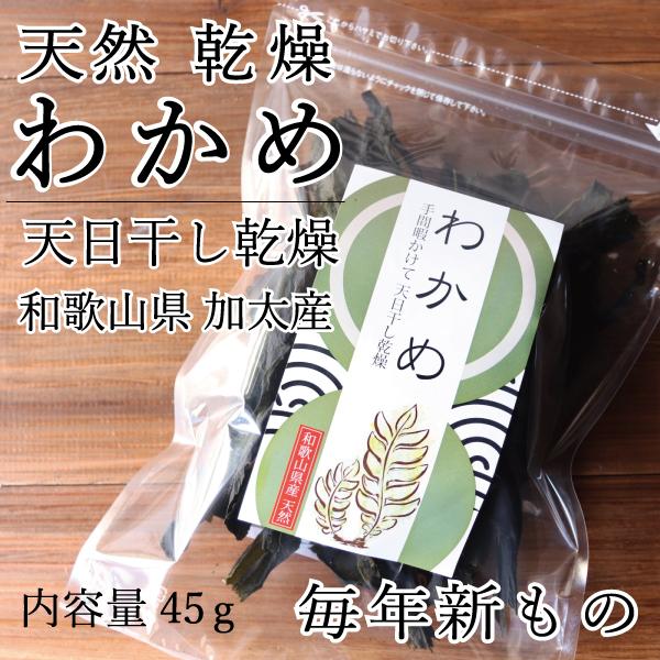 和歌山県産 乾燥わかめ 天日干し 国産 暮らしの応援クーポン 45ｇ入 保存食