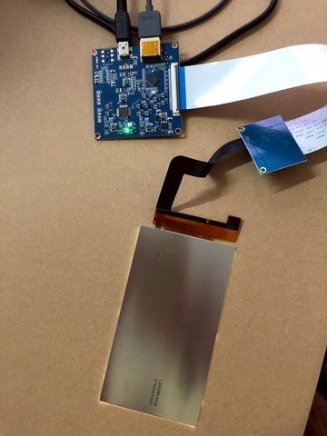 5.5寸 2K分辨率顯示器套件MIPI驅動板 光固化 LS055R1SX08 驅動板