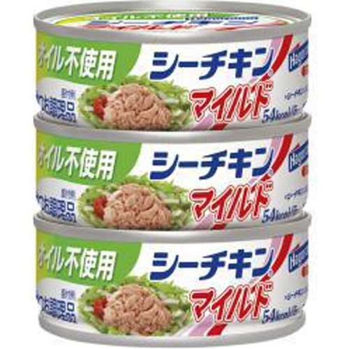 はごろも オイル不使用シーチキンマイルド 70g×3缶×12入