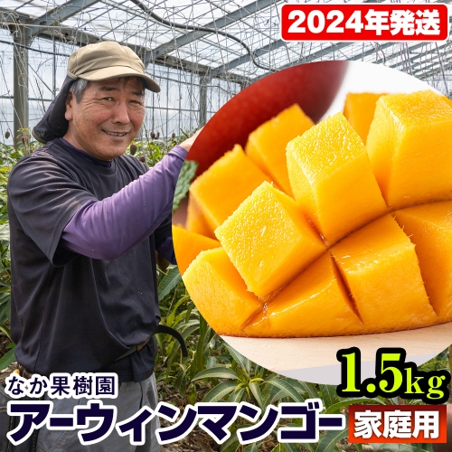 なか果樹園　家庭用　アーウィンマンゴー1.5kg