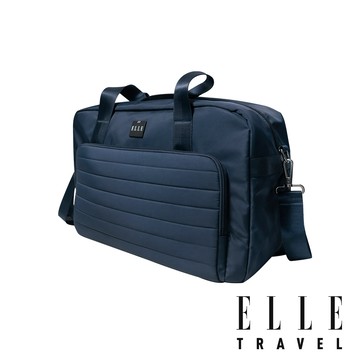 ELLE 雲感線條CLOUD LINE系列 旅行袋 健身包 行李箱固定帶 普魯士藍 EL83359