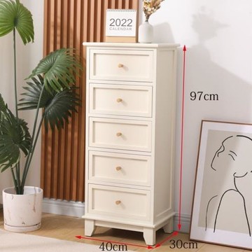 實木五斗柜客廳邊角柜抽屜儲物柜臥室床頭柜收納迷你木質窄小柜子