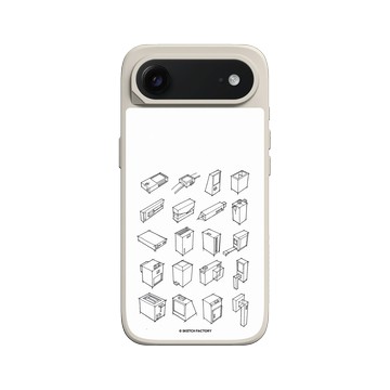 iPhone Air SolidX 貝殼灰 - Sketch Factory - 基礎方形素描