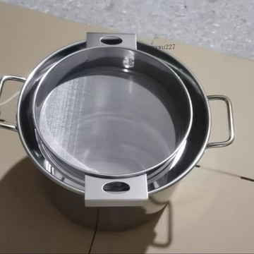 【五金 熱銷】不鏽鋼正新雞排濾油網篩超密四角腳雙層慮油渣細網密漏過濾蜂蜜網 優選