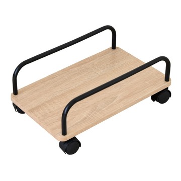 HOPMA 合馬家具 移動式電腦主機架 E-5702 2個  淺橡漂流木  1組