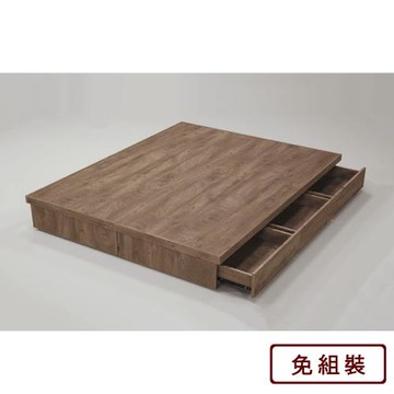 【AS雅司】布斯克茨灰橡6尺抽屜床底-181×188×28cm