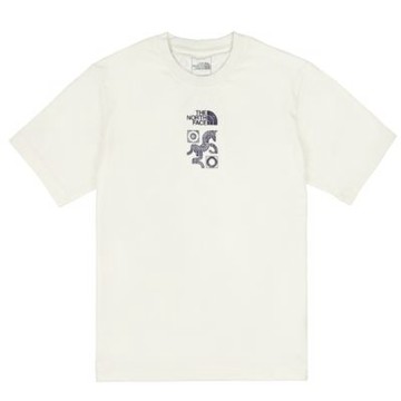 The North Face 北臉 短袖上衣 男 女 中性 馬年 CNY U YOTH RLX S/S TEE - AP 米白 NF0A8DQWQLI