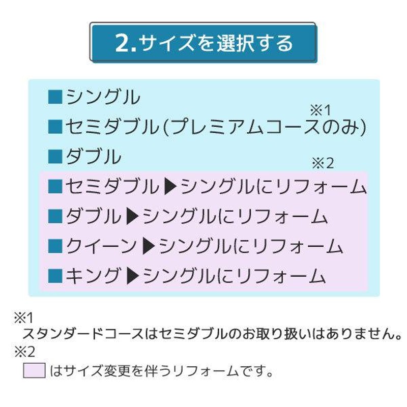 羽毛布団リフォーム 布団 打ち直し クリーニング 宅配 サービス ダブルサイズ スタンダードコース | LINEブランドカタログ