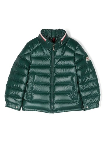 MONCLER KIDS Bourne shiny nylon down jacket Boy
