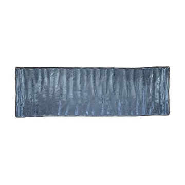 佐和陶瓷 長燒物皿 日本製陶瓷餐盤  31.5 x 10.5 x 2.5cm  1個  黑色