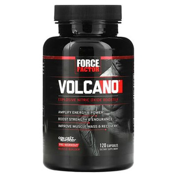 Force Factor, Volcano 爆炸性一氧化氮膠囊，120 粒裝