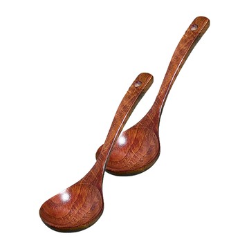 日式楠木小湯勺  18.5 x 6cm  2個  木頭