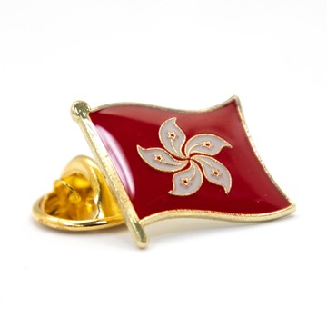 hong kong 香港 國徽胸徽 金屬胸針 紀念配飾 紀念徽章 國家飾品 紀念胸針 升旗