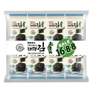 元本山朝鮮海苔經典鹽味量販袋